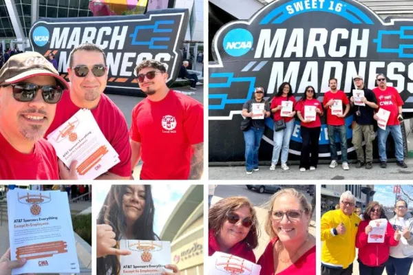 AT&T Orange Mobility Members at March Madness