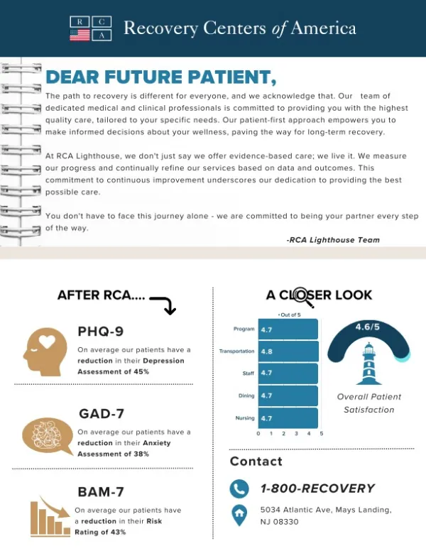 Recovery Centers of America Flyer