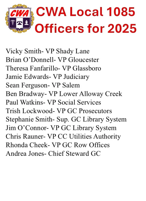 2025 Officers